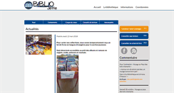 Desktop Screenshot of bibliojette.be